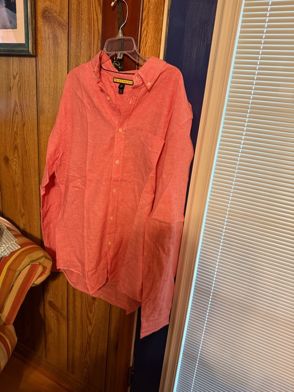 Prince & Fox Coral Button-Down Casual Shirt